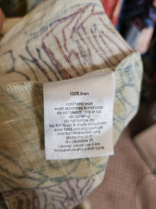 Gorman + Mangkaja unique print linen dress size 12