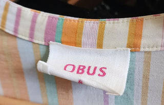 Obus striped maxi dress size 12