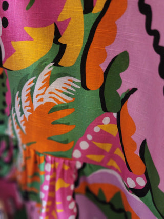 Gorman unique print cotton dress size 12