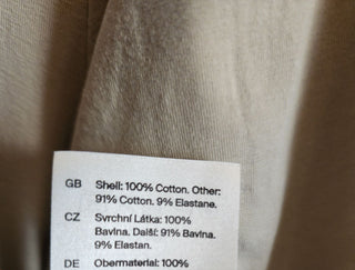 COS beige cotton dress size 12