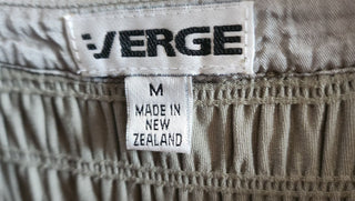 Verge green top size 12 made in NZ