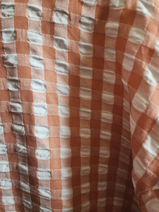 Olga De Polga pink and white cotton top size 12