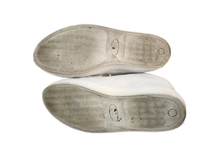 Elk white leather shoes size 38