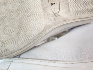 Elk white leather shoes size 38