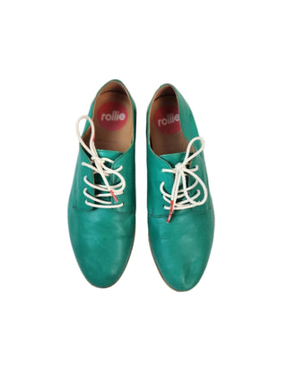 Rollie green leather shoes size 40