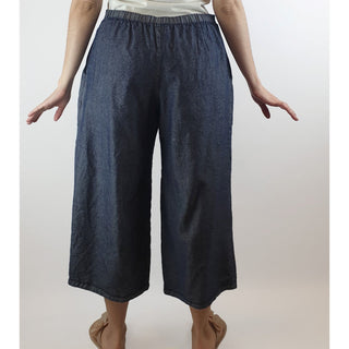 Ena Designs denim look skort/culottes with pockets size 1 (best fits size 10) Ena Designs preloved second hand clothes 6