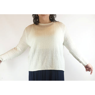Little Lies cream light weight knit jumper size L (best fits size 14) Little Lies preloved second hand clothes 3
