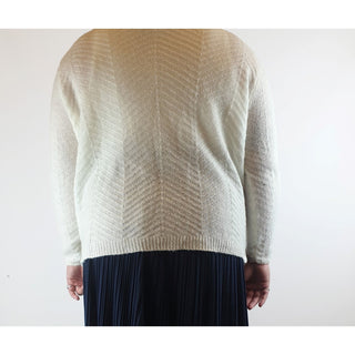 Little Lies cream light weight knit jumper size L (best fits size 14) Little Lies preloved second hand clothes 7