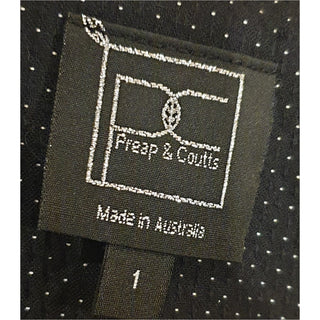 Preap & Coutts black spotted blazer/jacket size 1 (fits sizes 6-8) Preap & Coutts preloved second hand clothes 7