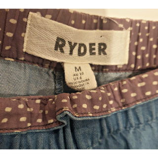 Ryder knee length denim shorts size M (best fits 12) Ryder preloved second hand clothes 8