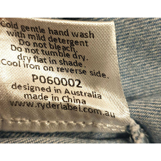 Ryder knee length denim shorts size M (best fits 12) Ryder preloved second hand clothes 11