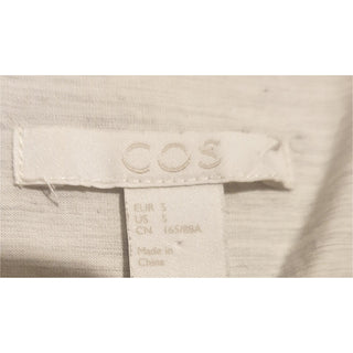 Cos grey and cream long sleeve shirt dress size S (best fits 8) cos-grey-and-cream-long-sleeve-shirt-dress-size-s-best-fits-8