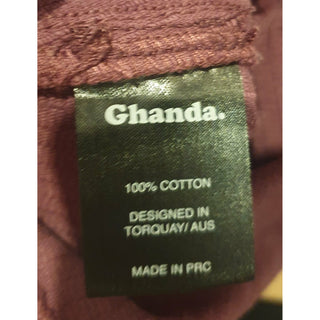 Ghanda purple cord mini skirt size 10 Ghanda preloved second hand clothes 9