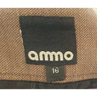 Ammo pre-owned brown capri wide leg pants size 16 (small fit - best fits 14) Ammo preloved second hand clothes 7