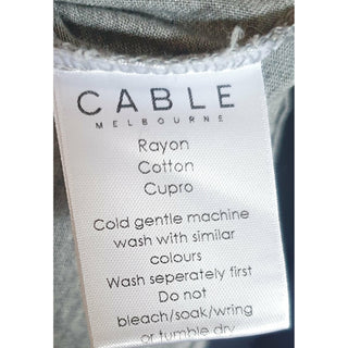 Cable Melbourne grey tee shirt size XL (best fits 16) Cable Melbourne preloved second hand clothes 9