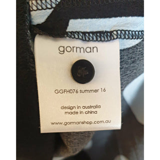 Gorman navy sleeveless top with blue polka dots size 6 Gorman preloved second hand clothes 9