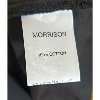 Morrison black half sleeve dress with drawstring waist size 0 (best fits 6_ Morrison preloved second hand clothes 8