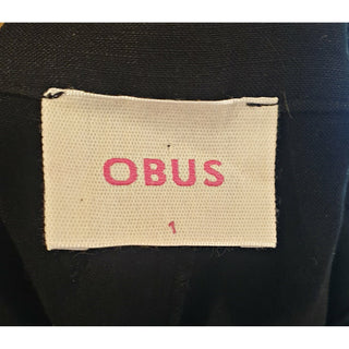 Obus black linen shorts with pockets size 1 (best fits size 8) Obus preloved second hand clothes 8