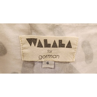 Gorman x Walala cropped unique print sleeveless top size 6 Gorman preloved second hand clothes 7
