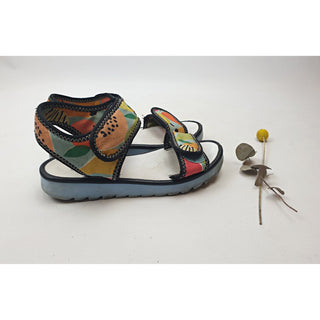 Twoobs x Gorman fabulous fruit print non-leather velcro strap shoes size 36 Dear Little Panko preloved second hand clothes 6