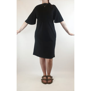Cos black dress with pockets and bell sleeves size 44 (best fits 12) Cos preloved second hand clothes 4