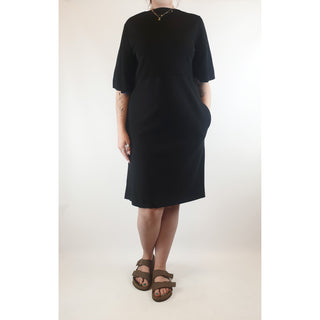 Cos black dress with pockets and bell sleeves size 44 (best fits 12) Cos preloved second hand clothes 2