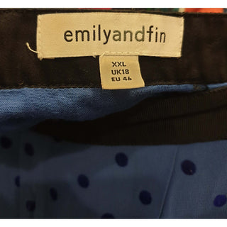 Emily and Fin blue polka dot skirt size XXL Emily and Fin preloved second hand clothes 7
