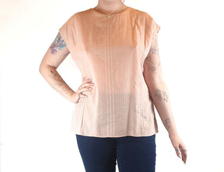 Olga De Polga pink shell top size 2 Olga De Polga preloved second hand clothes 1
