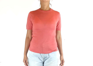 McIntyre coral 100% wool top size M, fits 10 McIntyre Merino preloved second hand clothes 4