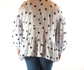Bohemian Traders white white with black polka dots size L (best fits 16) Unknown preloved second hand clothes 7