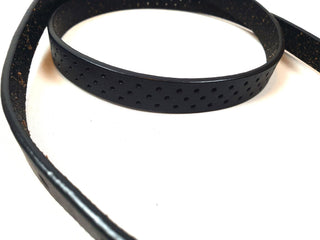 Black thin leather belt Unknown preloved second hand clothes 3