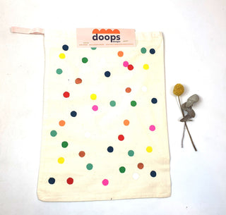 Doops polka dot draw string bag Doops preloved second hand clothes 2