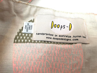 Doops extra large grey print bag Doops preloved second hand clothes 9