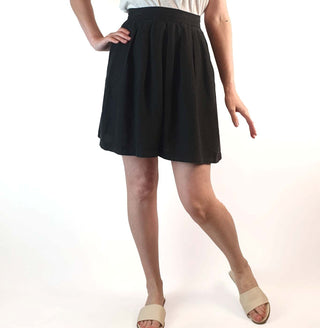 Gorman black linen skirt size 8, fits AU6 Gorman preloved second hand clothes 1