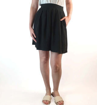 Gorman black linen skirt size 8, fits AU6 Gorman preloved second hand clothes 4