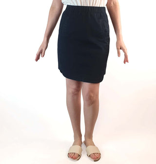 Kloke navy high waisted skirt size S (Best fits 6-8) Kloke preloved second hand clothes 1