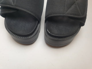 Koi Footwear black vegan friendly slide on sandals size 39 Koi Footwear preloved second hand clothes 4