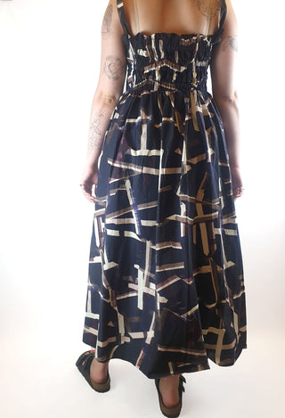 Cos unique print sleeveless maxi dress size 40 (best fits 12-14) Cos preloved second hand clothes 9