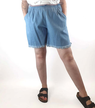 Ryder knee length denim shorts size M (best fits 12) Ryder preloved second hand clothes 2