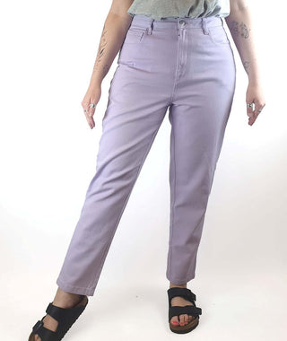 Lucy & Yak purple straight leg jeans size W30 / AU 12 Lucy & Yak preloved second hand clothes 1