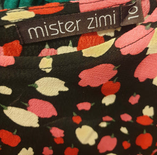 Mister Zimi floral print 3/4 sleeve top size 10 Mister Zimi preloved second hand clothes 7