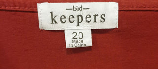 Bird Keepers red tee shirt size 20 Bird Keepers preloved second hand clothes 7