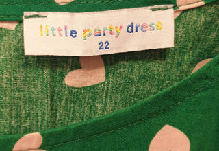 Little Party Dress green heart print dress size 22 Little Party Dress preloved second hand clothes 8