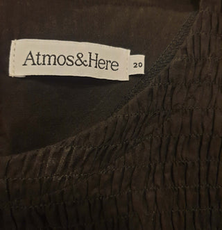 Atmos & Here black cotton maxi dress size 20 Atmos & Here preloved second hand clothes 8