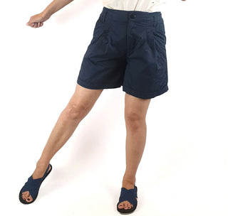 Gorman navy pleated shorts size 8 Gorman preloved second hand clothes 4