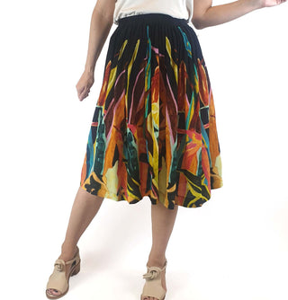 Gorman silk mix vibrant print skirt size 8 Gorman preloved second hand clothes 2