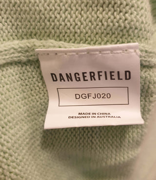 Dangerfield mint green knit jumper with Koala front size 18 (small fit, bests 14-16) Dangerfield preloved second hand clothes 9