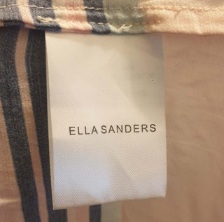 Ella Sanders pink-based striped top size L Ella Sanders preloved second hand clothes 9