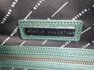 Status Anxiety green leather bag Status Anxiety preloved second hand clothes 11