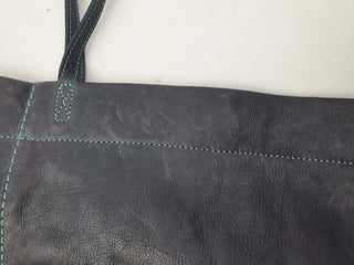 Nancybird dark grey leather bag with adjustable straps Nancybird preloved second hand clothes 11